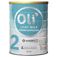 oli6 stage 2 dairy goat milk formula follow on 800g