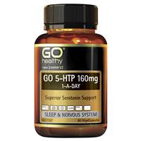 go healthy 5-htp 160mg one-a-day 60 vegecapsules