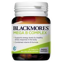 blackmores mega b complex 31 tablets