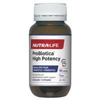 nutralife probiotica high potency 60 capsules exclusive size