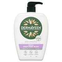 dermaveen extra hydration gentle soap free wash 1 litre