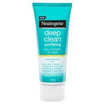 neutrogena deep clean purifying clay cleanser & mask 100g