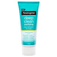 neutrogena deep clean purifying clay cleanser & mask 100g