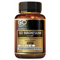 go healthy magnesium one-a-day 500mg 30 capsules