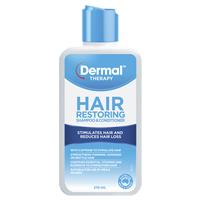 dermal therapy hair restoring shampoo & conditioner 210ml
