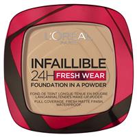 l'oreal paris infallible 24 hour foundation in a powder 140 golden beige