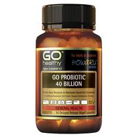 go healthy probiotic support 40 billion 30 vegecapsules