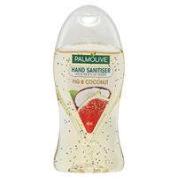 palmolive antibacterial hand sanitiser fig & coconut non-sticky rinse free travel carry on friendly 48ml