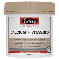 swisse ultiboost calcium + vitamin d 150 tablets