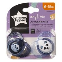 tommee tippee closer to nature any time soothers 6-18 months 2 pack