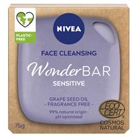 nivea face cleansing wonderbar sensitive 75g