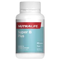 nutra-life super b plus 60 capsules