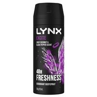 lynx deodorant excite 165ml