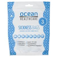 ocean sickness bags 3 pack