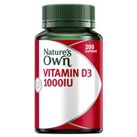 nature's own vitamin d3 1000iu 200 capsules