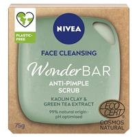 nivea face cleansing wonderbar anti pimple scrub 75g