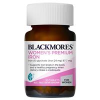 blackmores womens premium iron 30 tablets