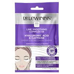 dr lewinns line smoothing complex s8 hyaluronic acid & caffeine under eye recovery masks 3 piece