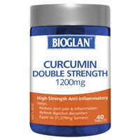 bioglan curcumin double strength 1200mg 40 tablets