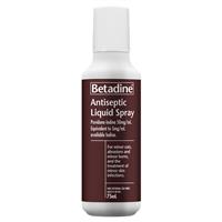 betadine antiseptic liquid spray 75ml