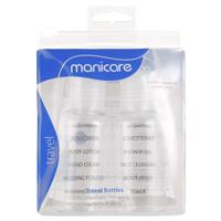 manicare travel bottles 2 pack
