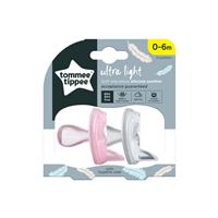 tommee tippee ultra light silicon soother 0-6 months 2 pack