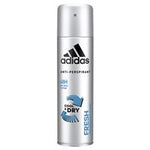 adidas action 3 dms fresh 200ml anti-perspirant deodorant spray