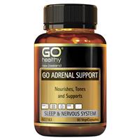 go healthy adrenal support 60 vegecapsules