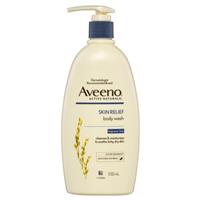 aveeno skin relief moisturising body wash fragrance free 532ml