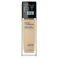 maybelline fit me matte & poreless mattifying liquid foundation - natural beige 220