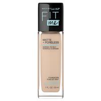 maybelline fit me matte & poreless mattifying liquid foundation - creamy beige 122