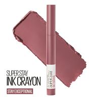 maybelline superstay ink crayon lipstick stay exceptional