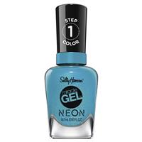 sally hansen miracle gel neon nail polish chill out 14.7ml