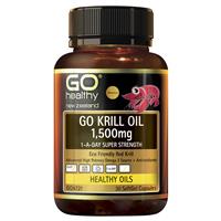 go healthy krill oil 1500mg 30 capsules