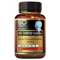 go healthy ginkgo 9000+ 60 vege capsules