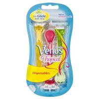 gillette venus tropical disposable 3 pack