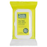 thursday plantation tea tree face wipes for acne 25