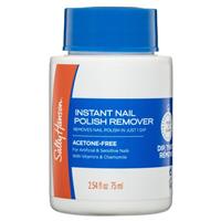 sally hansen nail polish remover pot acetone free