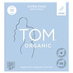 tom organic ultra thin pads super 10 pack