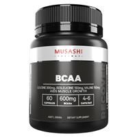 musashi bcaa 60 capsules