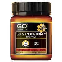 go healthy manuka honey umf 5+ /mgo 83+ 250gm