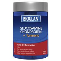 bioglan glucosamine + chondroitin + turmeric 120 tablets