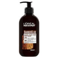 l'oreal men expert barber club 3 in 1 wash 200ml