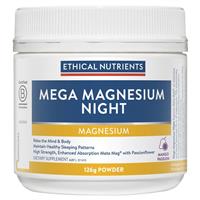 ethical nutrients mega magnesium night 126g