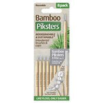 piksters bamboo interdental brush 8 pack size 0