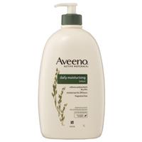 aveeno active naturals daily moisturising fragrance free body lotion 1 litre