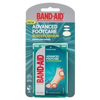 band-aid advanced footcare blister cushions assorted shapes 5 pack