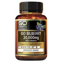 go healthy bilberry 30000mg 60 vegecapsules