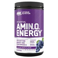 optimum nutrition amino energy concord grape 30 serve 270g