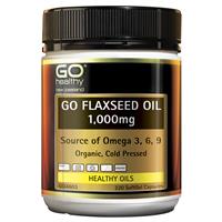 go healthy flaxseed oil 1000mg 220 capsules